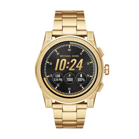 gouden michael kors horloge heren|michael kors horloge smartwatch.